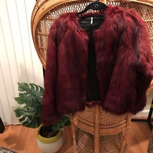 Fake Fur cropped jacket